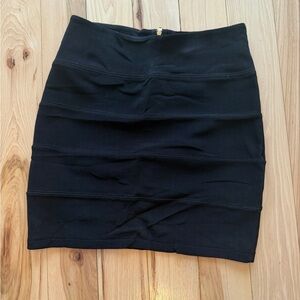 Topshop Black Bandage Bodycon Skirt! Size 4!